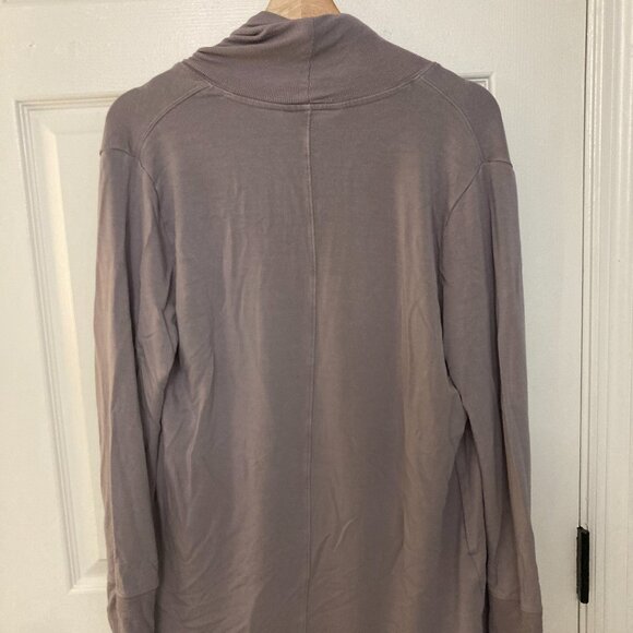 Athleta Pranayama Restore Wrap Cardigan Dusk Violet Purple - Picture 3 of 4